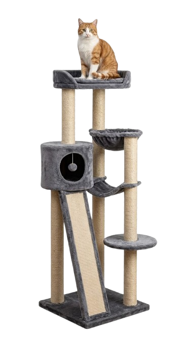 Rascador alto para gato